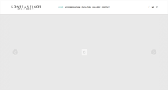 Desktop Screenshot of konstantinosapartments.com